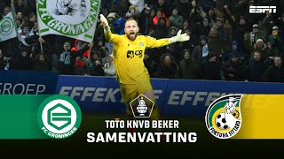 PENALTYS brengen BESLISSING in LAATSTE KWARTFINALE 🔥🧤  Samenvatting FC Groningen  Fortuna Sittard [upl. by Ramej]