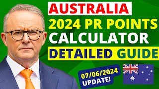 Australia PR Points Calculator 2024 Detailed Guide  Australia PR Points System [upl. by Wendolyn]