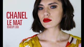 CHANEL  LE MAT  Makeup Look  The Very French Girl [upl. by Ahsit]