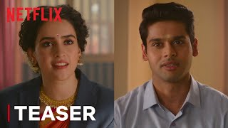 Meenakshi Sundareshwar  Official Teaser  Sanya Malhotra Abhimanyu Dassani  Netflix India [upl. by Roon]