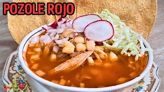 ✅POZOLE ROJO🇲🇽 mihogardulcehogar recetasmexicanas pozole comidasmexicanas pozolerojo [upl. by Maddocks]