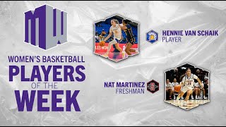 MW Women’s Basketball Players of the Week – 112524 [upl. by Niobe]