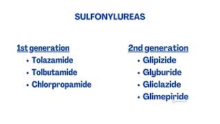 ORAL HYPOGLYCEMIC AGENTS OHAs [upl. by Eerrahs114]