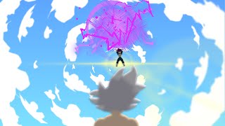 Goku vs Vegeta Stick Nodes [upl. by Nomed]