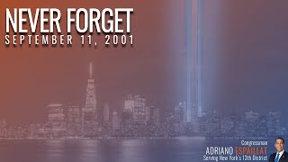 Representative Espaillat Statement Marking 23 Years Since the Attacks of September 11th [upl. by Windham]