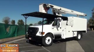 2006 Ford F750 Versalift VO255REV01 60 Forestry Bucket Truck [upl. by Ayomat]