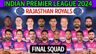 IPL 2024 Rajasthan Royals New Squad  Rajasthan Team Squad 2024  RR Team Full Squad  RR Team 2024 [upl. by Brunn55]