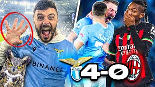 🦉 GUFATA CLAMOROSA LAZIO 40 MILAN allo STADIO OLIMPICO [upl. by Etnaid]