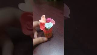 Clay bottle🌹🌹🌹shortsvideo diy amloki clay flowers vairalvideo [upl. by Ahsekin414]