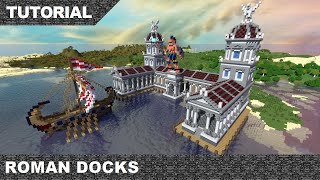 Minecraft Roman Docks Tutorial amp Download part 2 [upl. by Giustino]