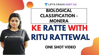 Biological Classification  Monera  One Shot Revision  NEET Biology  Target NEET 2020 [upl. by Delp]