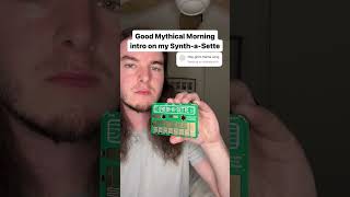 Good Mythical Morning Theme music musician synth cassette gmm goodmythicalmorning synthasette [upl. by Damali325]