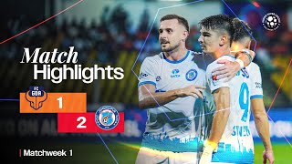 Match Highlights  FC Goa 12 Jamshedpur FC  MW 1  ISL 202425 [upl. by Virgil390]