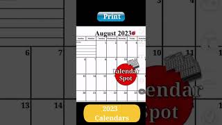 2023 Printable Monthly Calendars [upl. by Miquela]