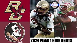 Boston College vs Florida State Football Highlights 2016 [upl. by Garwin]