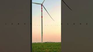 Wind farm at my village  power generation  sunset view sunset windmill village e [upl. by Duck]