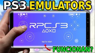 Probé TODOS LOS EMULADORES DE PS3 de Playstore  Emulador de PS3 para Android [upl. by Defant]