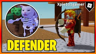 How to get the quotDEFENDERquot BADGE  DEFENDER ABILITY in ABILITY WARS  Roblox [upl. by Yllom]