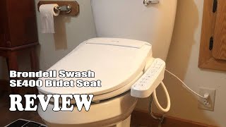 Brondell Swash SE400 Bidet Seat  Review 2022 [upl. by Aicemak]