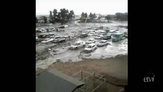 Tsunami Hits Natori Elementary School From PBS Documentary [upl. by Weidar]