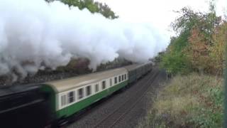 01 0509  Mit Volldampf nach Meiningen in der Steigung bei Kraftsdorf [upl. by Naeruat56]