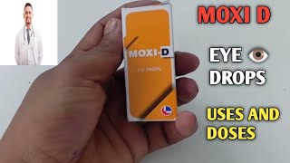 MOXIFLOXACIN EYE DROPS  MOXI D EYE DROP HINDI [upl. by Aehtorod]