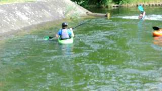 Kayaking whole course at cardington [upl. by Hsatan785]