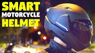 Smart Motorcycle Helmet With Rear View Camera [upl. by Notliw]