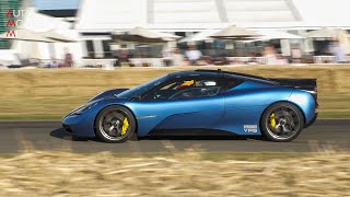 Gordon Murray T50 SCREAMING V12 SOUNDS at Goodwood FOS [upl. by Alekal54]