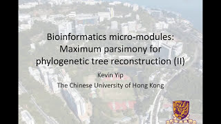 10 Maximum parsimony for phylogenetic tree reconstruction II [upl. by Aneelahs919]