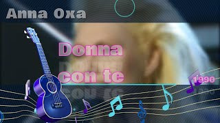 Anna Oxa Donna con te  karaoke [upl. by Annel]