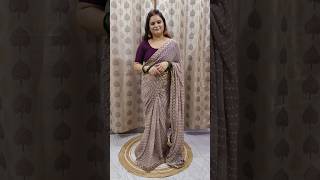 For link check tag video  meesho chiffon Georgette saree haul  karwachauth special saree haul [upl. by Glanville]