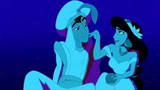 Aladdin 1992 Aladdin and Jasmines First Kiss Scene [upl. by Richlad]