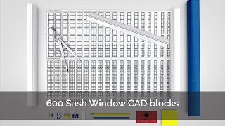 Sash Windows CAD Block Collection [upl. by Eitsim]