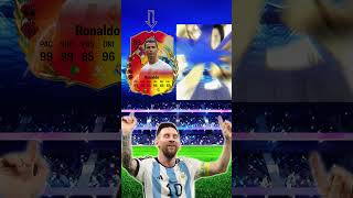 Ronaldo 🆚 Messi FIFA 24 Card Challenges 🔥🐐😱 shorts football ishowspeedronaldo ronaldo [upl. by Anaibaf]