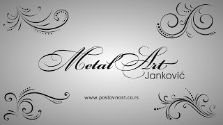 Kovano Gvozdje Novi Sad  METALART JANKOVIC Sremska Kamenica [upl. by Ennairam]