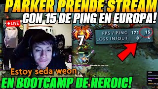 😲Parker en stream rankea con 15 de ping en EUROPA😲parker live [upl. by Yssor]