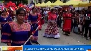 NTG Mga OFW sa Hong Kong masayang ipinagdiwang ang Independence Day sa kabila ng tensyon doon [upl. by Beckman]