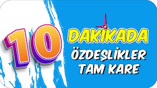 10dkda ÖZDEŞLİKLER TAM KARE [upl. by Aihsekal]