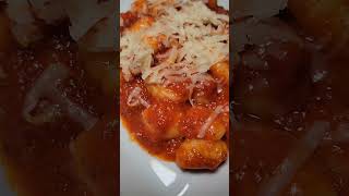 Gnocchi Tomato Sauce and Parmigiano Reggiano Cheese gnocchi tomatosauce plated italianfood [upl. by Nnaynaffit]