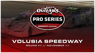 World of Outlaws NOS Energy Drink Sprint Cars Volusia Speedway Park February 10 2022  HIGHLIGHTS [upl. by Kerat14]