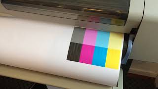 плоттер HP DesignJet 500 А0 тестовая печать [upl. by Bernadine]