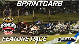 Sprintcars  30th Kings Challenge  Borderline  18th Jan 2024  ClayPerView [upl. by Issy95]