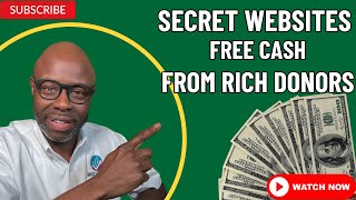 5 Websites Where Rich People Give Away Free Money 2024 [upl. by Candy705]