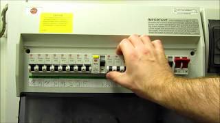 Resetting your residual current device RCD on your consumer unit [upl. by Kelly]