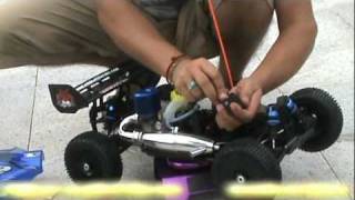 BackDraft 35 Setting up for the first start Nitro Engine 4WD RC Buggy [upl. by Pedaiah273]