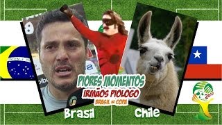 Brasil X Chile  Piores Momentos da Copa 2014 [upl. by Santini]