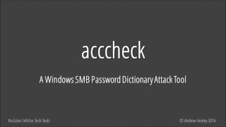 InfoSec Training  Tool acccheck [upl. by Atika]