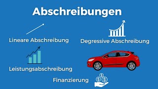 Die 3 wichtigsten Abschreibungsmethoden  Prüfungsfragen einfach erklärt [upl. by Adnilra]