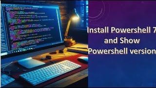 How to install powershell 7 on windows  how to find powershell version [upl. by Nacul]